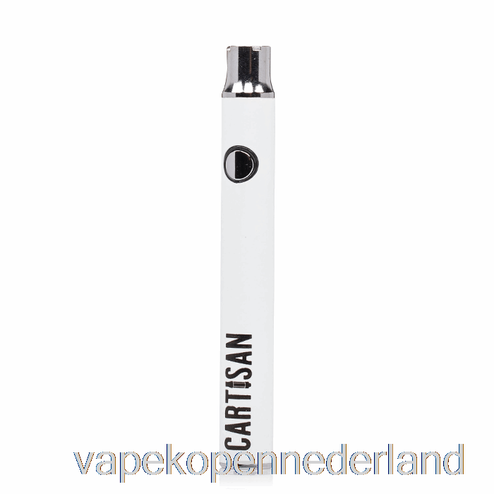 Vape Nederland Cartisan Button Vv 350 510 Batterij Wit